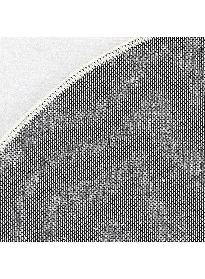 سجادة اللعب للأطفال الملونة سجادة حضانة الطفل سجادة تعليمية جولة حروف الأبجدية ناعمة سجادة منطقة غير انزلاقية للأطفال والرضع (جولة 3.3 قدم) - Image 4